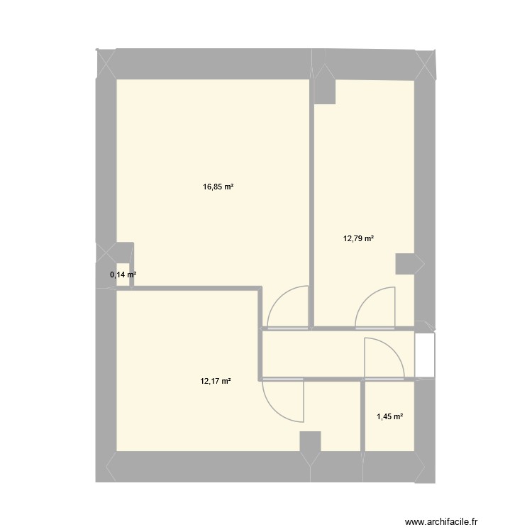 chambres 2. Plan de 0 pièce et 0 m2