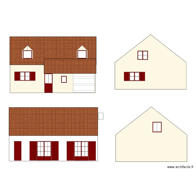 Ver avant rempl. menuiseries. Plan de 0 pièce et 0 m2
