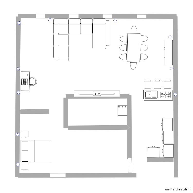1er étage Louis. Plan de 0 pièce et 0 m2