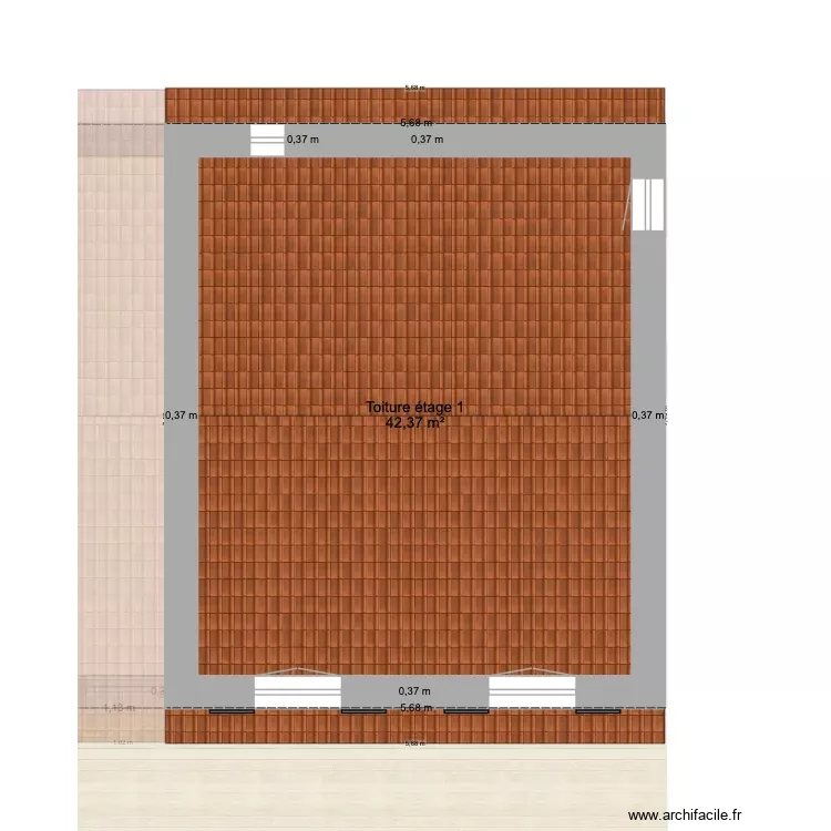 toitures. Plan de 8 Pièces et 72 m² toitures. Plan de 8 Pièces et 72 m²