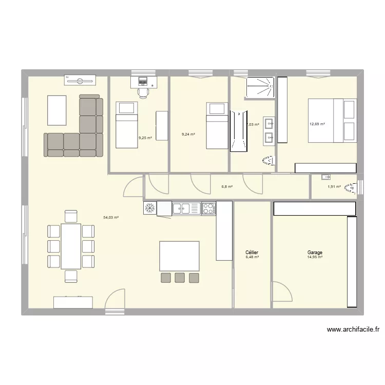 notre maison. Plan de 9 et 122 m² notre maison. Plan de 9 et 122 m²