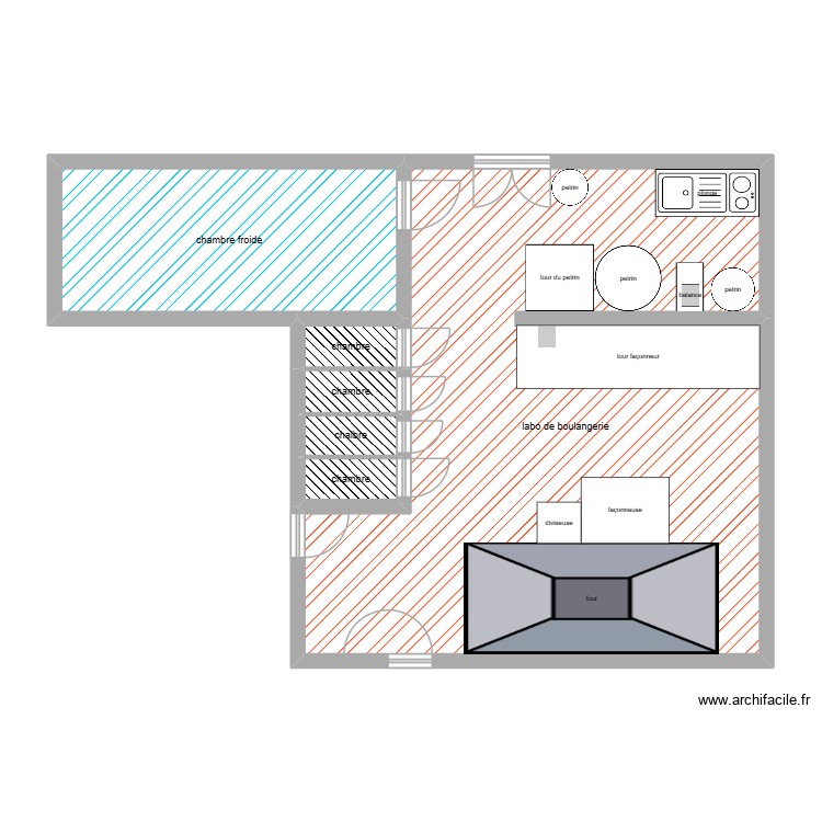 labo. Plan de 0 pièce et 0 m2