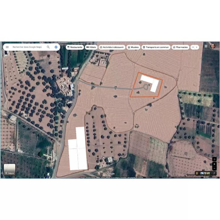 Ferme Ajaber . Plan de Ferme Ajaber . Plan de