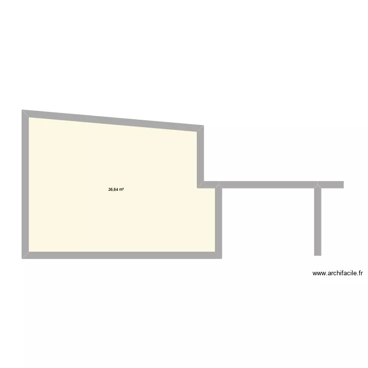 plan de coupe. Plan de 1 et 37 m² plan de coupe. Plan de 1 et 37 m²