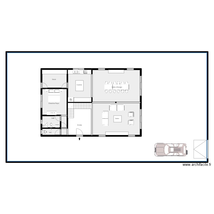 RW - Projet 1. Plan de 22 pièces et 1299 m2