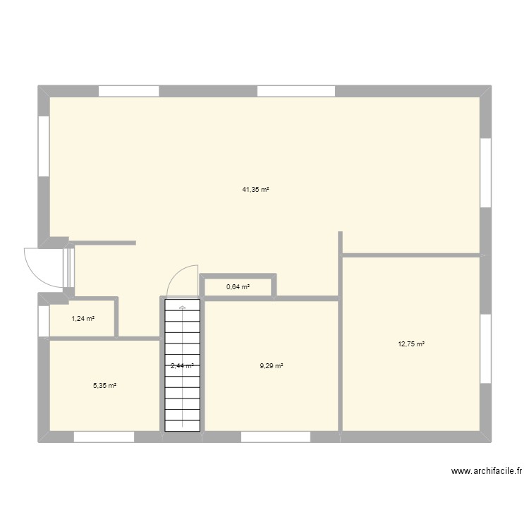 bigiarini. Plan de 9 pièces et 152 m2