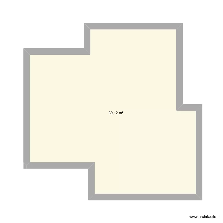 APPART. Plan de 6  et 39 m²