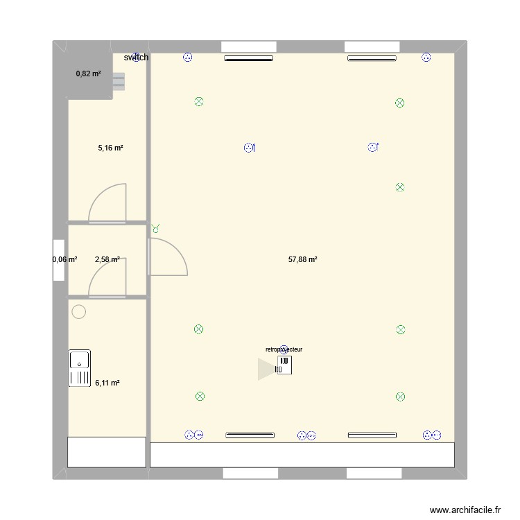 soprofen. Plan de 0 pièce et 0 m2