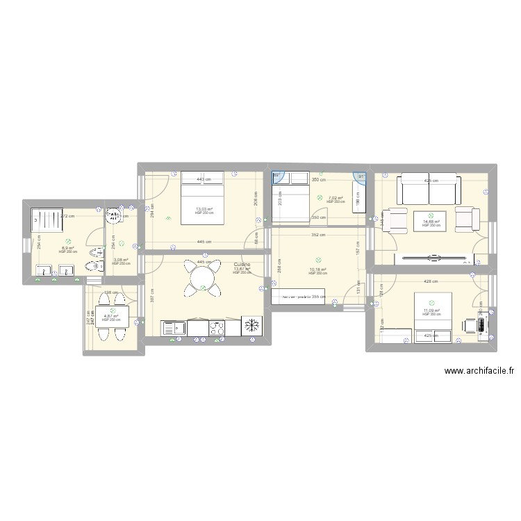 VIA FILIPPO CORAZZA. Plan de 0 pièce et 0 m2