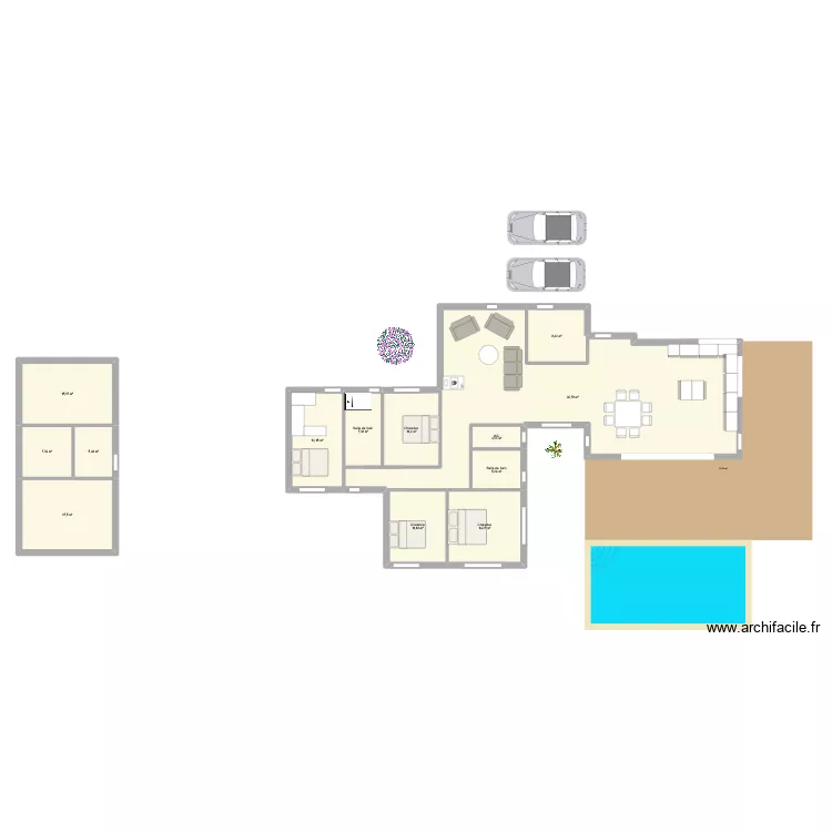 maison neuve. Plan de 13 Pièces et 210 m² maison neuve. Plan de 13 Pièces et 210 m²