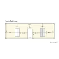 Fa&ccedil;ade sud-ouest nouvelle inclinaison