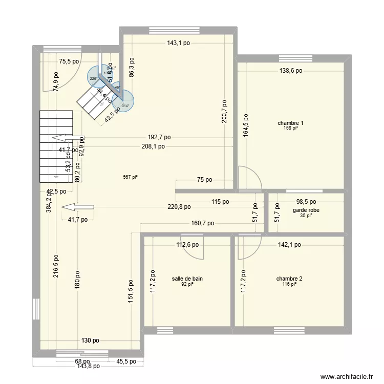 aménagement_rdc_existant. Plan de aménagement_rdc_existant. Plan de
