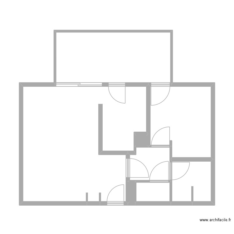 T2 Ravine-Vilaine ZAPHA. Plan de 8 pièces et 59 m2