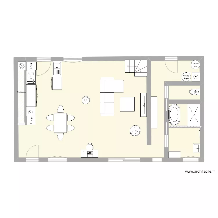 Avillons rdc. Plan de Avillons rdc. Plan de