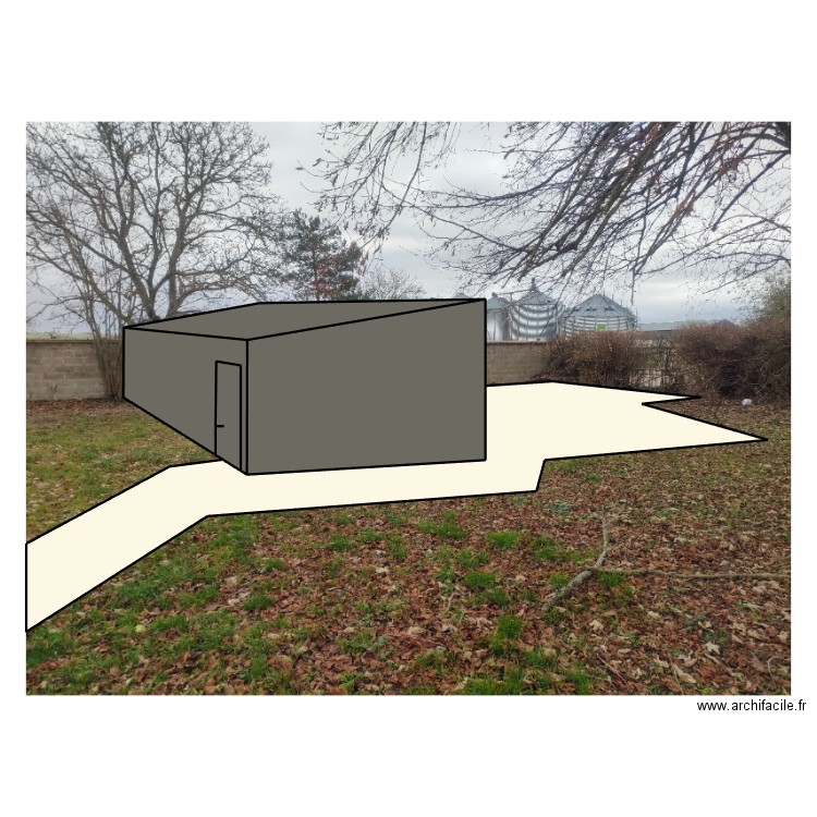 hangar 3d. Plan de 0 pièce et 0 m2