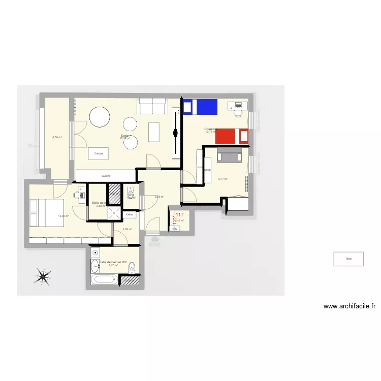 B147-Aqua-Verde. Plan de 