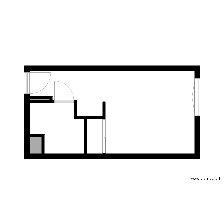 CENTRAL FAC. Plan de 5 pièces et 18 m2