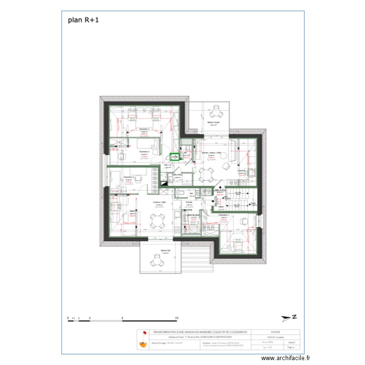 Combles Delphine. Plan de 0 pièce et 0 m2