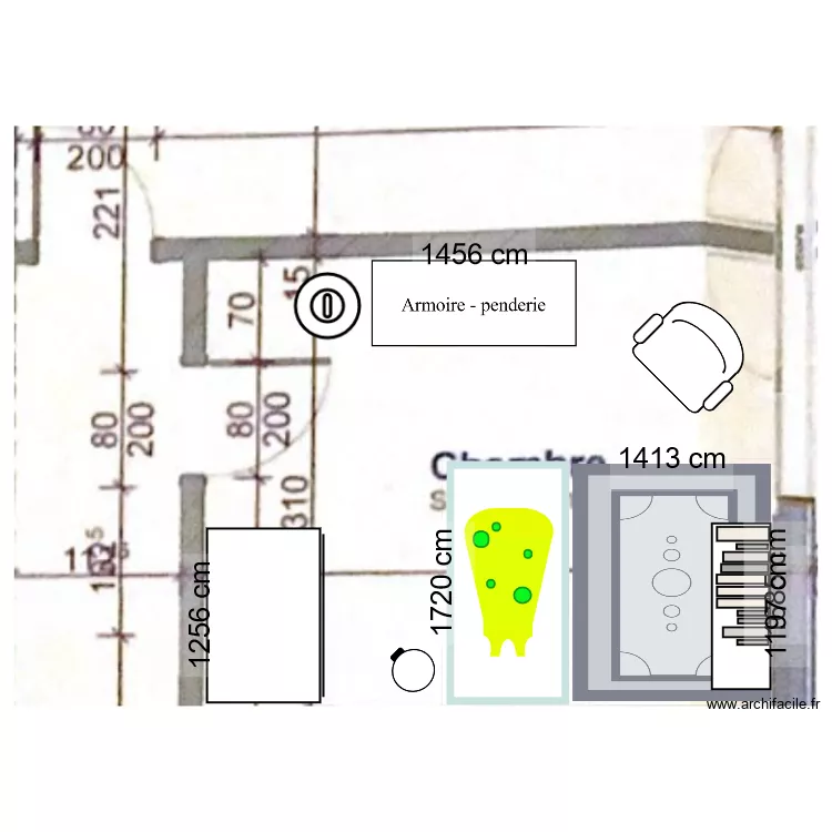 Chambre Jaina dès 2 ans. Plan de Chambre Jaina dès 2 ans. Plan de