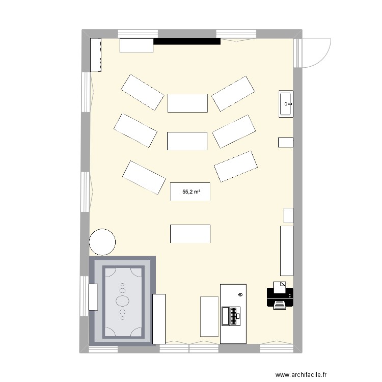 Classe. Plan de 0 pièce et 0 m2