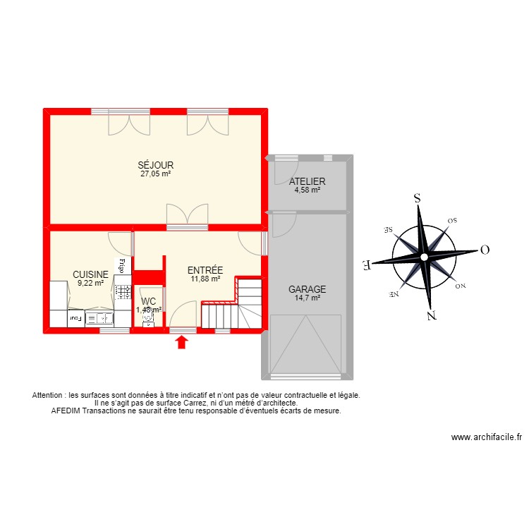 BI 15814 - . Plan de 19 pièces et 207 m2