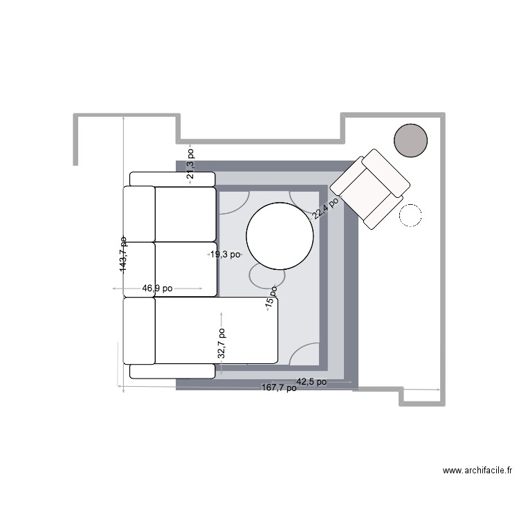 LÉPINE. Plan de 0 pièce et 0 m2