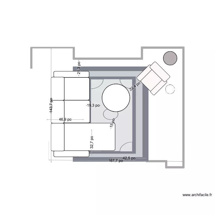L&Eacute;PINE. Plan de 