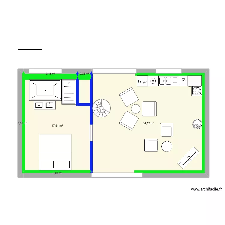 dimitri. Plan de 6 et 52 m² dimitri. Plan de 6 et 52 m²