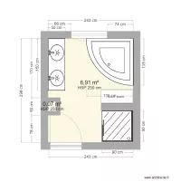 Salle de bain - projet Vincent N&deg;2