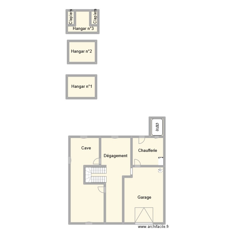 bordat poinconn rez. Plan de 10 pièces et 166 m2