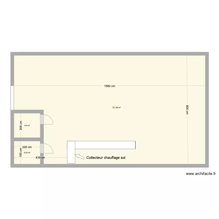 salle de f&ecirc;tes. Plan de 0 pièce et 0 m2