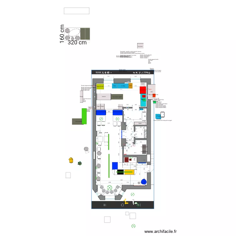 Tables invers&eacute;e . Plan de 