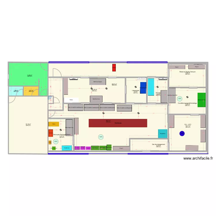 Dock BENEYTOU_PACIFIC FLAVOUR_V06. Plan de 14  et 247 m²