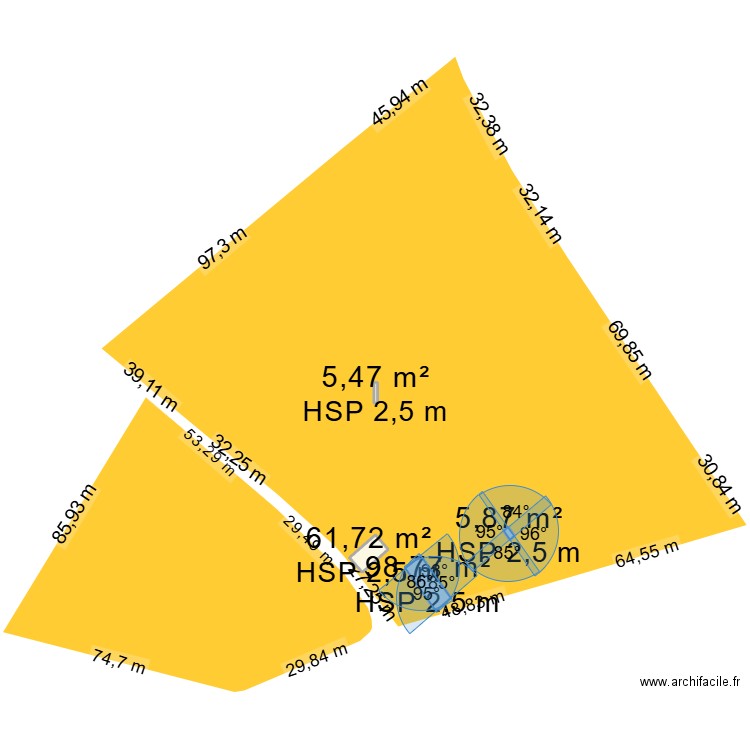 ENTON. Plan de 4 pièces et 172 m2