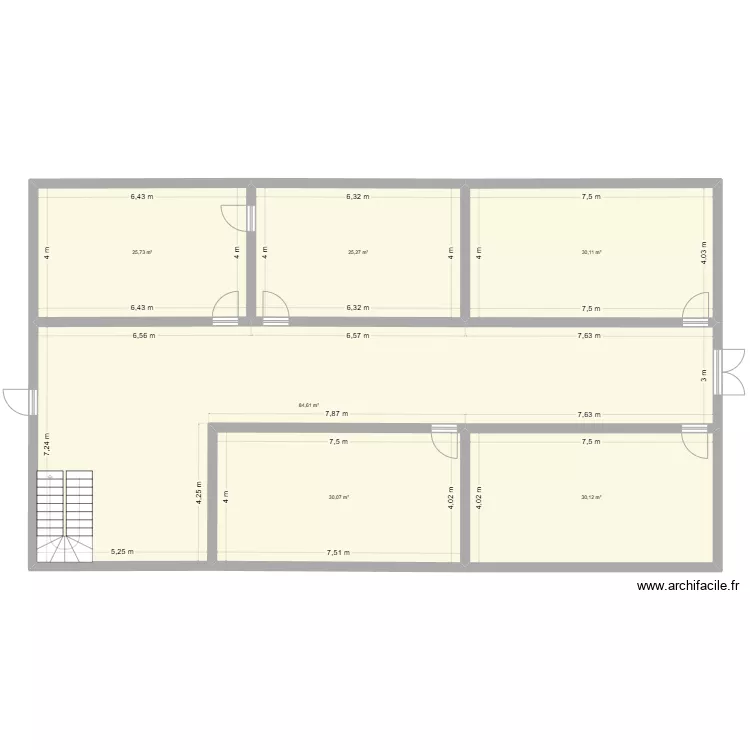 RDC Caserne Administratif. Plan de 