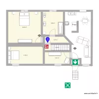 plan 1 er &eacute;tage