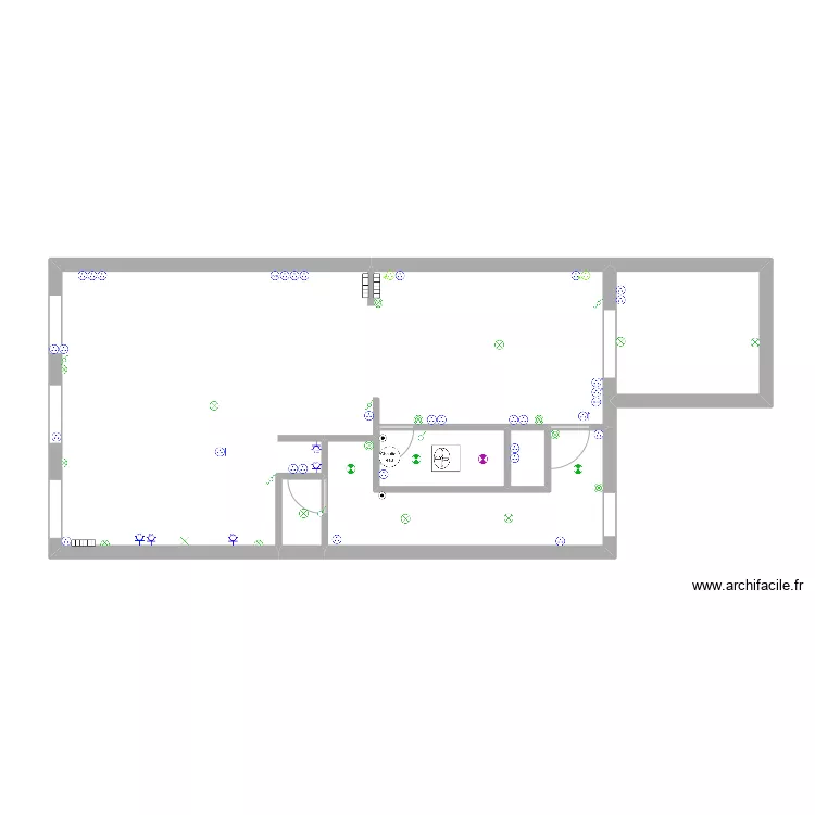 Appart parlement. Plan de 