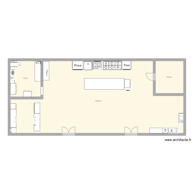 cuisine. Plan de 0 pièce et 0 m2 cuisine. Plan de 0 pièce et 0 m2