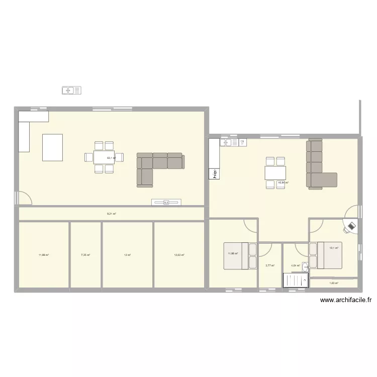 M02. Plan de 12 Pièces et 194 m² M02. Plan de 12 Pièces et 194 m²