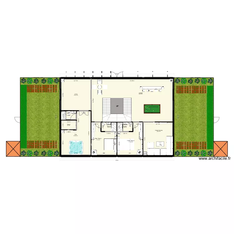 House Builder 3 Floor Ter. Plan de 41  et 737 m²