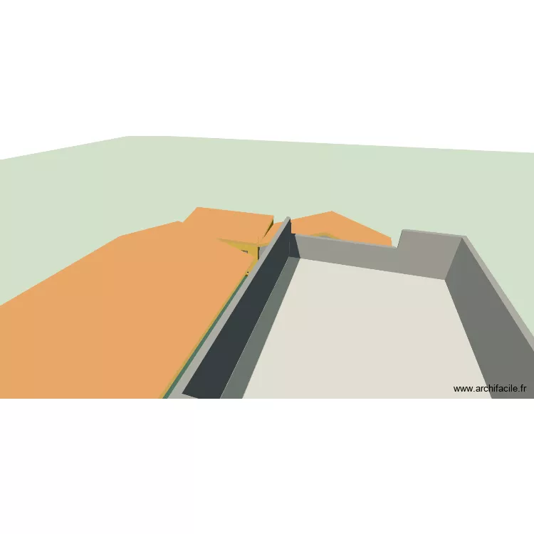 Repr&eacute;sentation graphique. Plan de 8  et 267 m²
