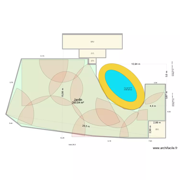 Jardin Le Rouret v2 Arrosage. Plan de 