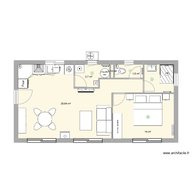 Pierrot. Plan de 0 pièce et 0 m2