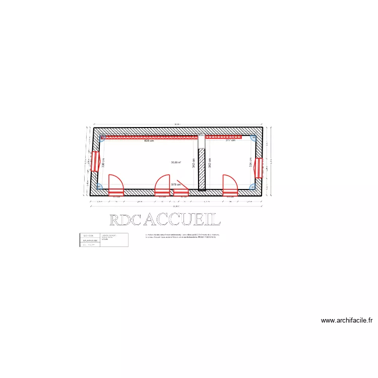 APAA TREGROM. Plan de 1  et 31 m²