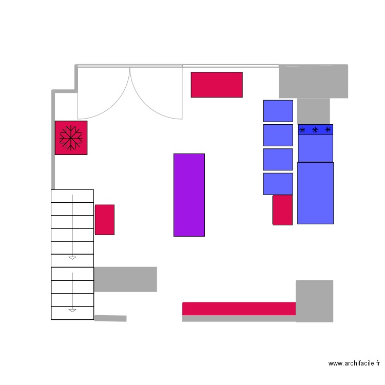 Magasin futur. Plan de 0 pièce et 0 m2