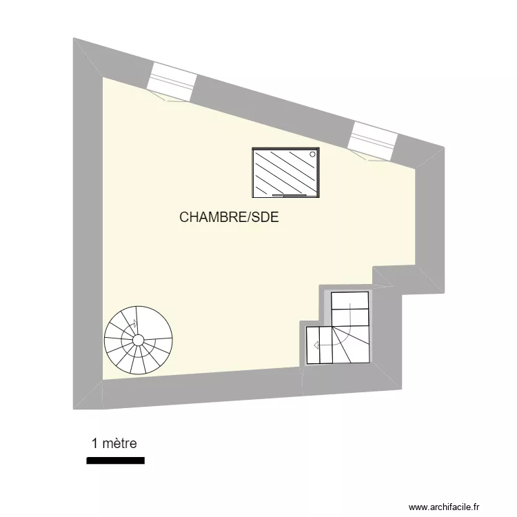Carmes 12 - R+2. Plan de Carmes 12 - R+2. Plan de