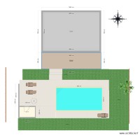 Piscine pool house 20m2