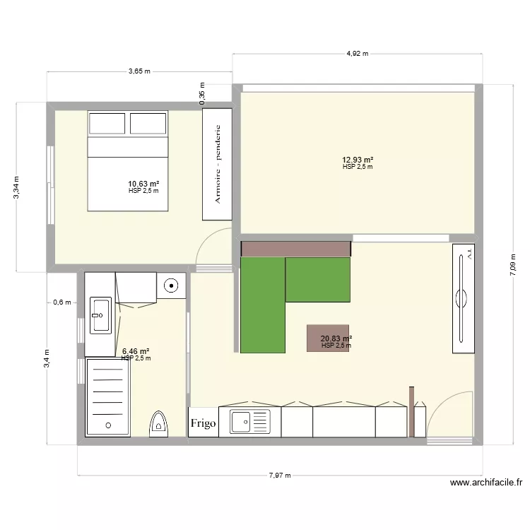 R&eacute;novation propo 3. Plan de 