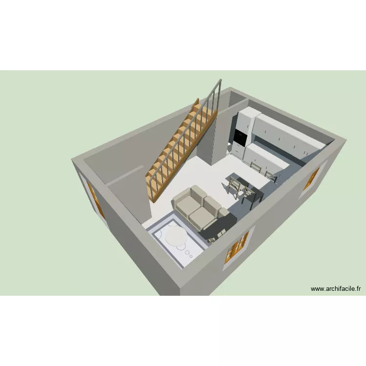 PIERREFEU 4. Plan de 4  et 31 m²