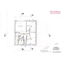 Plan Elec R+1 EVORA - SAUZEDE